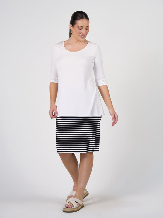 Aretha 3/4 Sleeve Bamboo Top