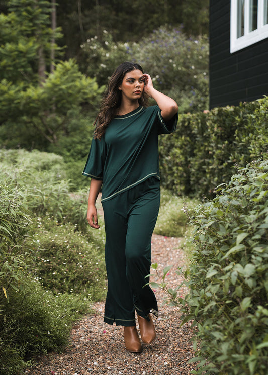 Spears Bamboo T-Shirt - Dark Green