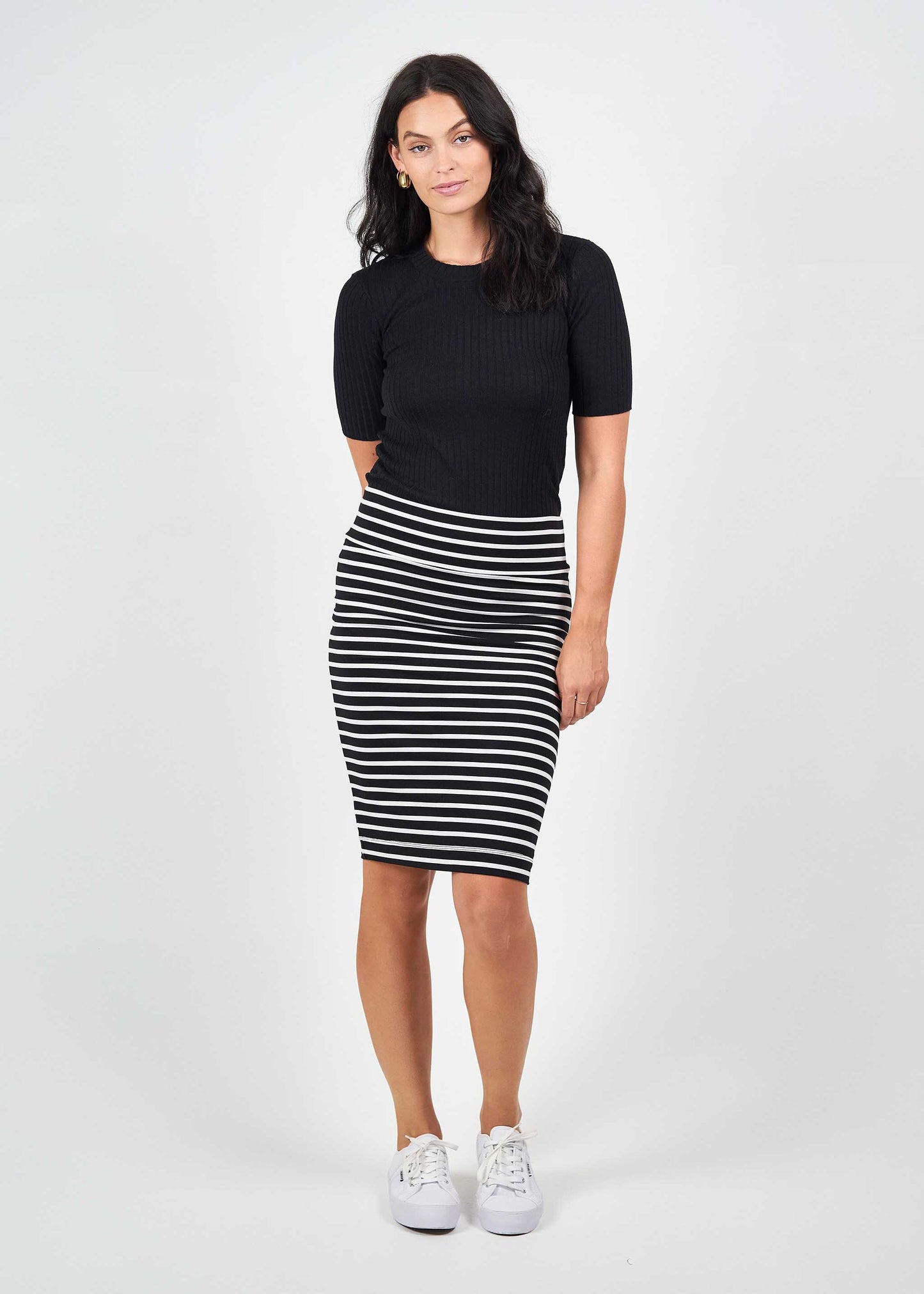 Olivia Short Sleeve Bamboo Knit T-Shirt