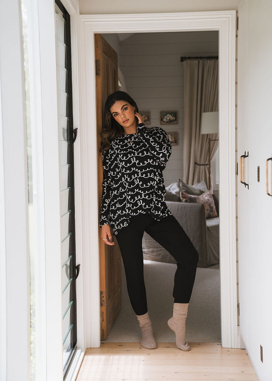 Luxe Bamboo Full-Length Legging - Black