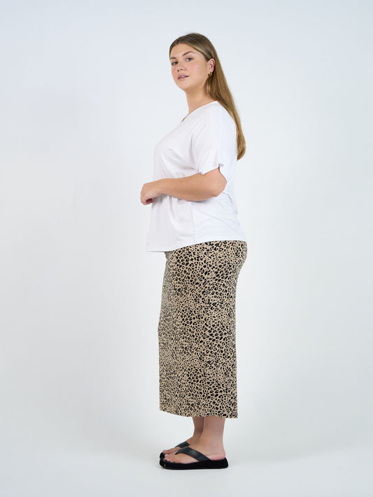 Demi Oversized Bamboo Box T-Shirt - White
