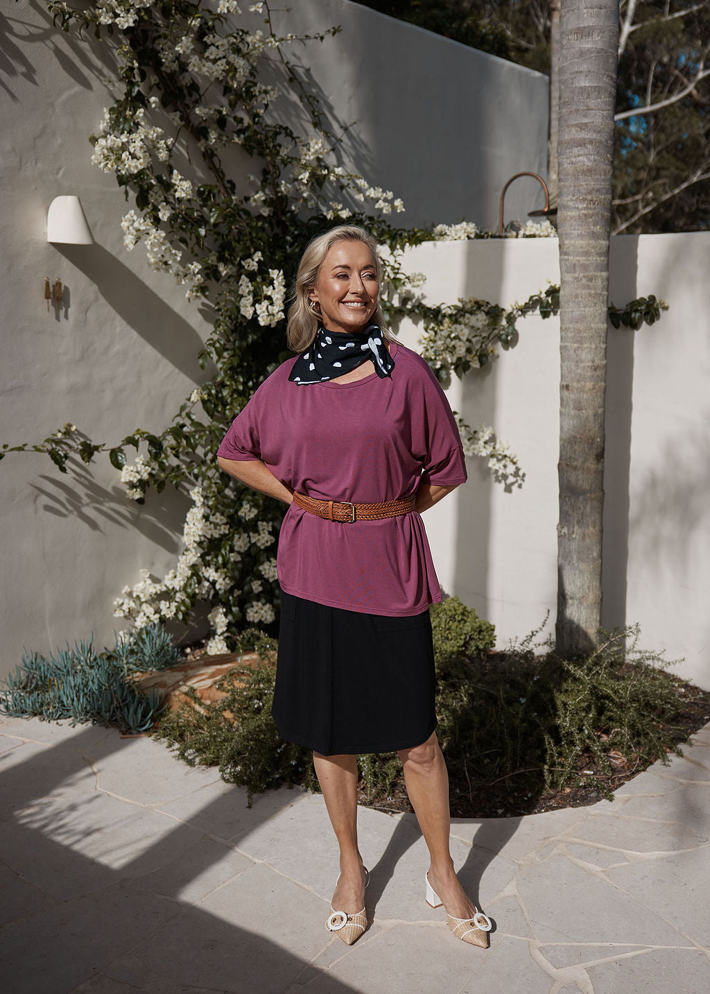 Lee Bamboo Skirt - Black