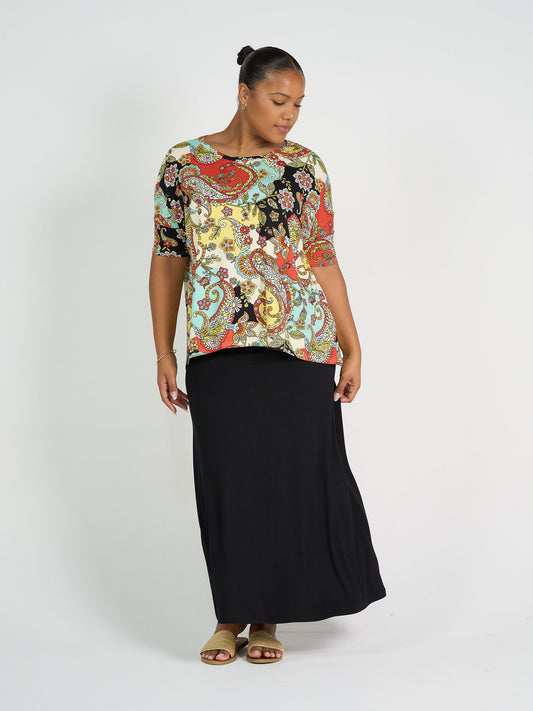 Gina Oversized Slouch Bamboo T-Shirt - Noosa Pucci