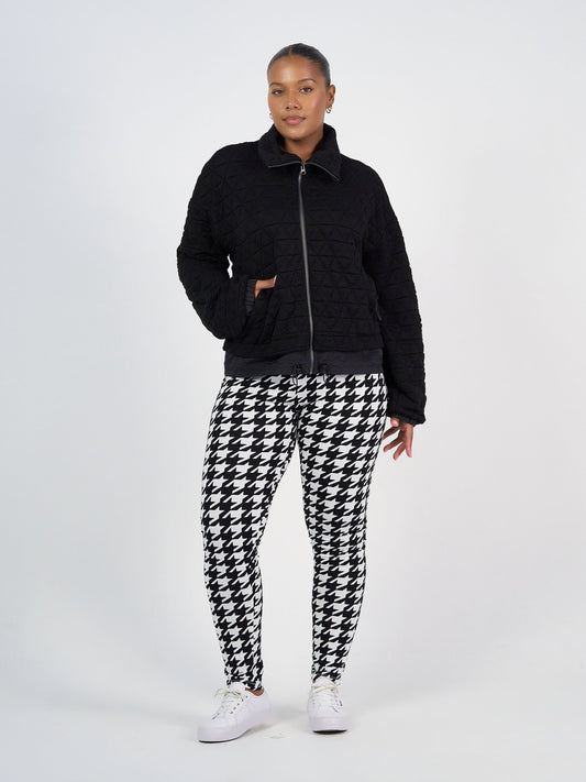 Grace Quilted Bamboo Zip Up Jacket