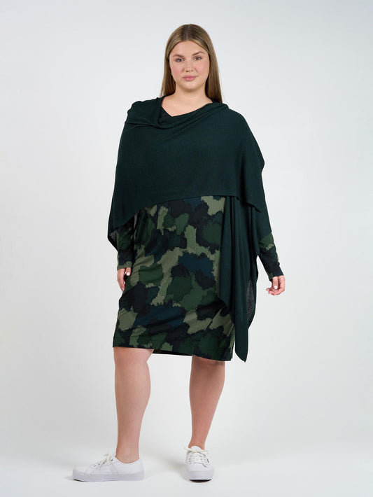 Supreme Cashmere/Bamboo Wrap - Dark Green