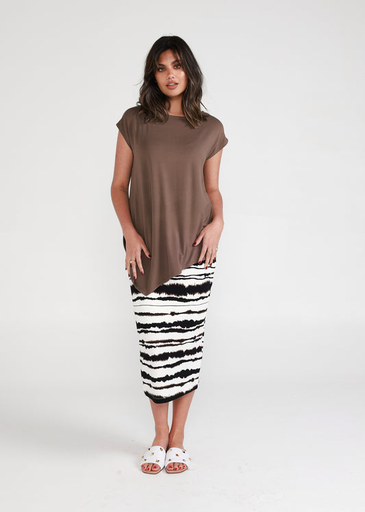 Maxi Bamboo Whitney Tube Skirt - Tie Dye