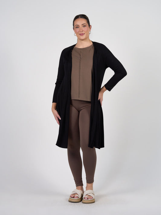 Quatro Longline Bamboo Duster Cardigan