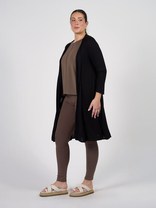 Quatro Longline Bamboo Duster Cardigan