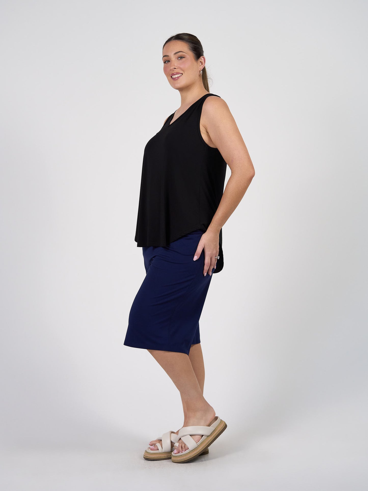 Bakar 3/4 Length Bamboo Culottes