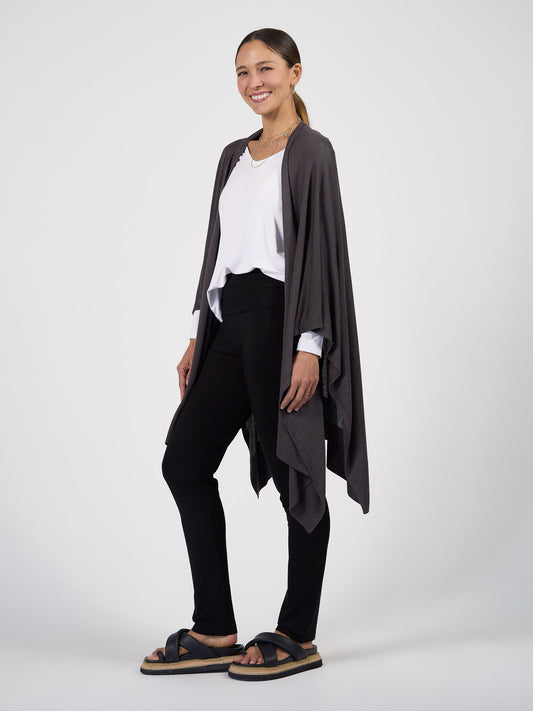 Supreme Cashmere/Bamboo Wrap - Steel