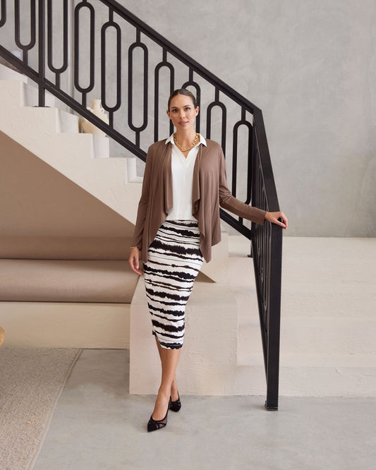 Joni Bamboo Waterfall Cardigan/Jacket