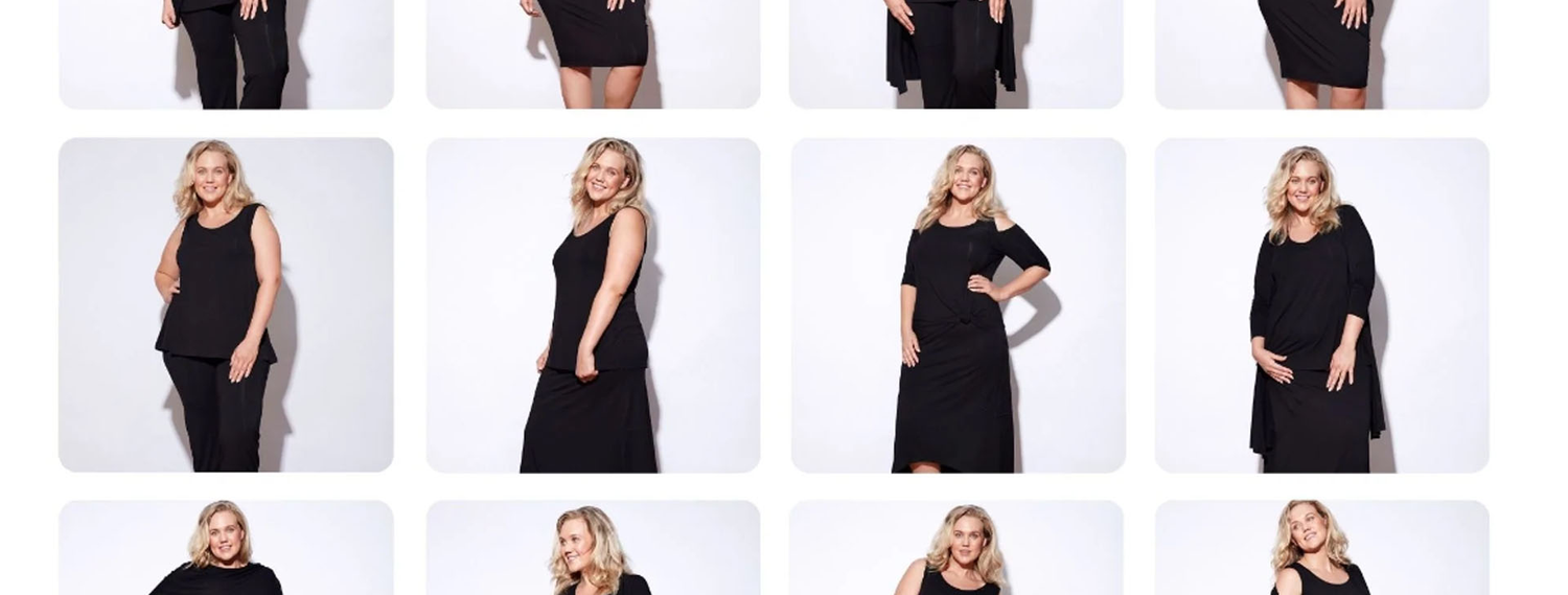 a selection of extended sizing options for plus size and curveby lou lou australia