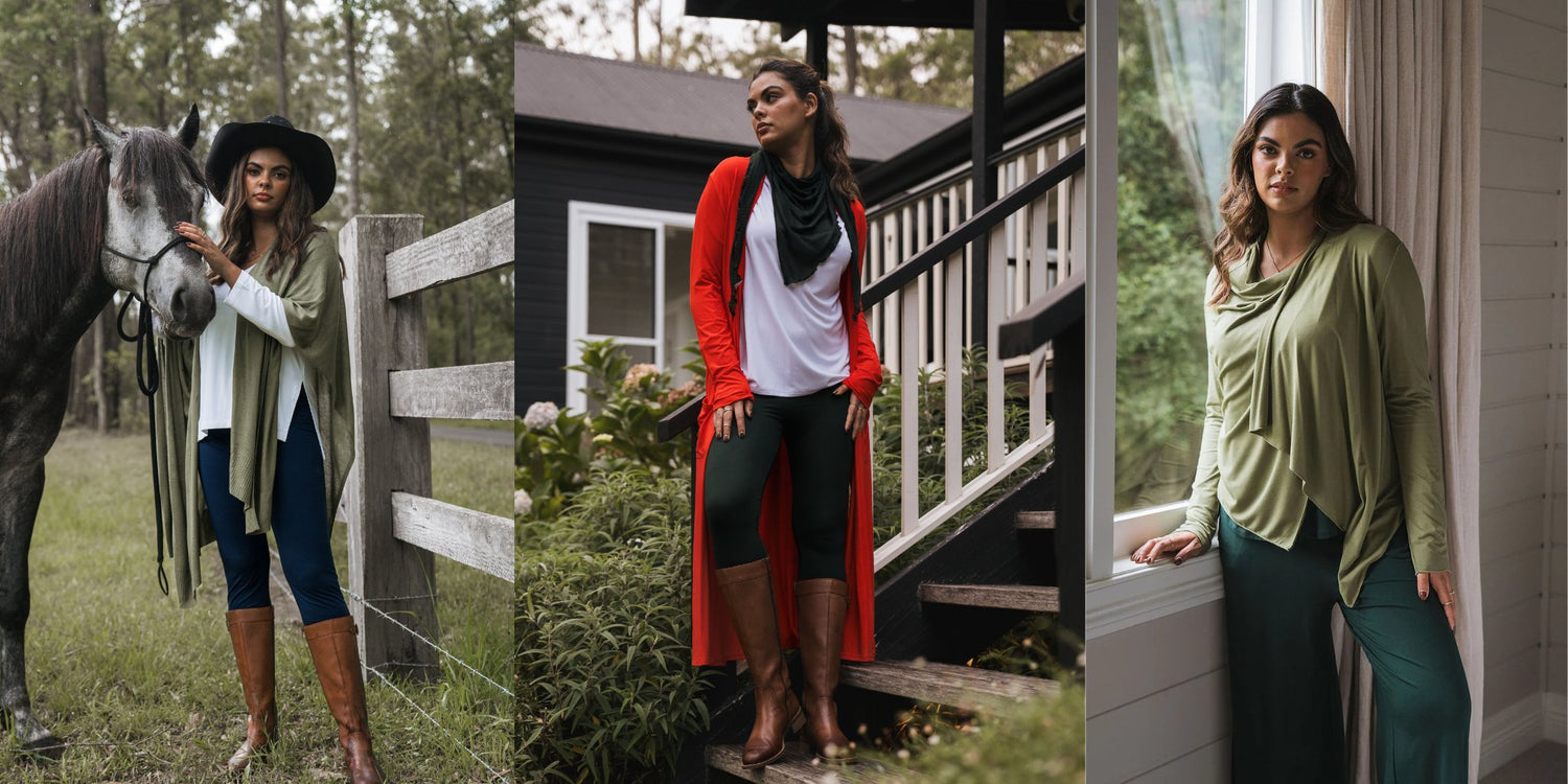 bamboo and cashmere outerwear for layering