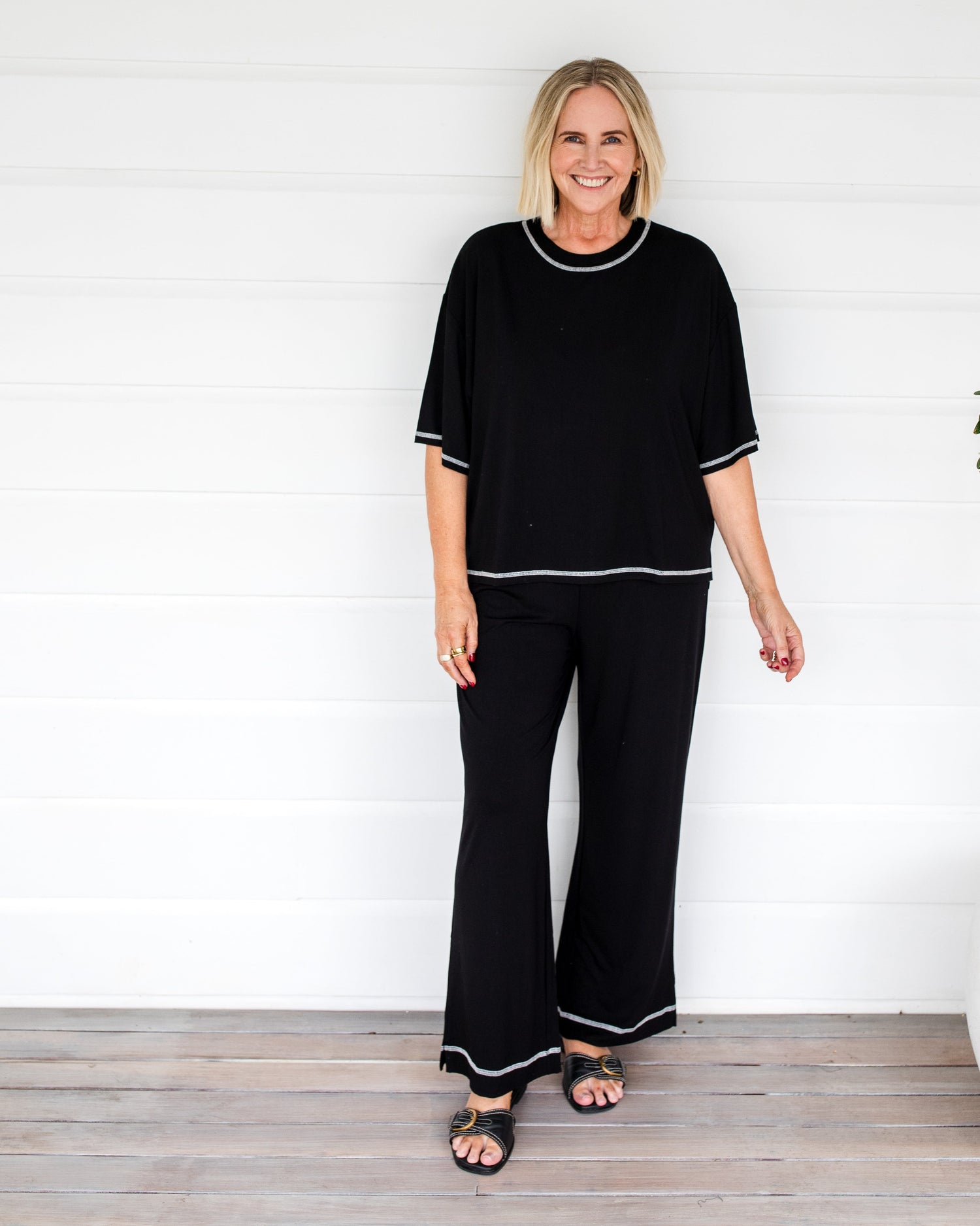 Nikki Parkinson wearing Lou Lou Australia bamboo — Styled with Nikki, the Styling You edit