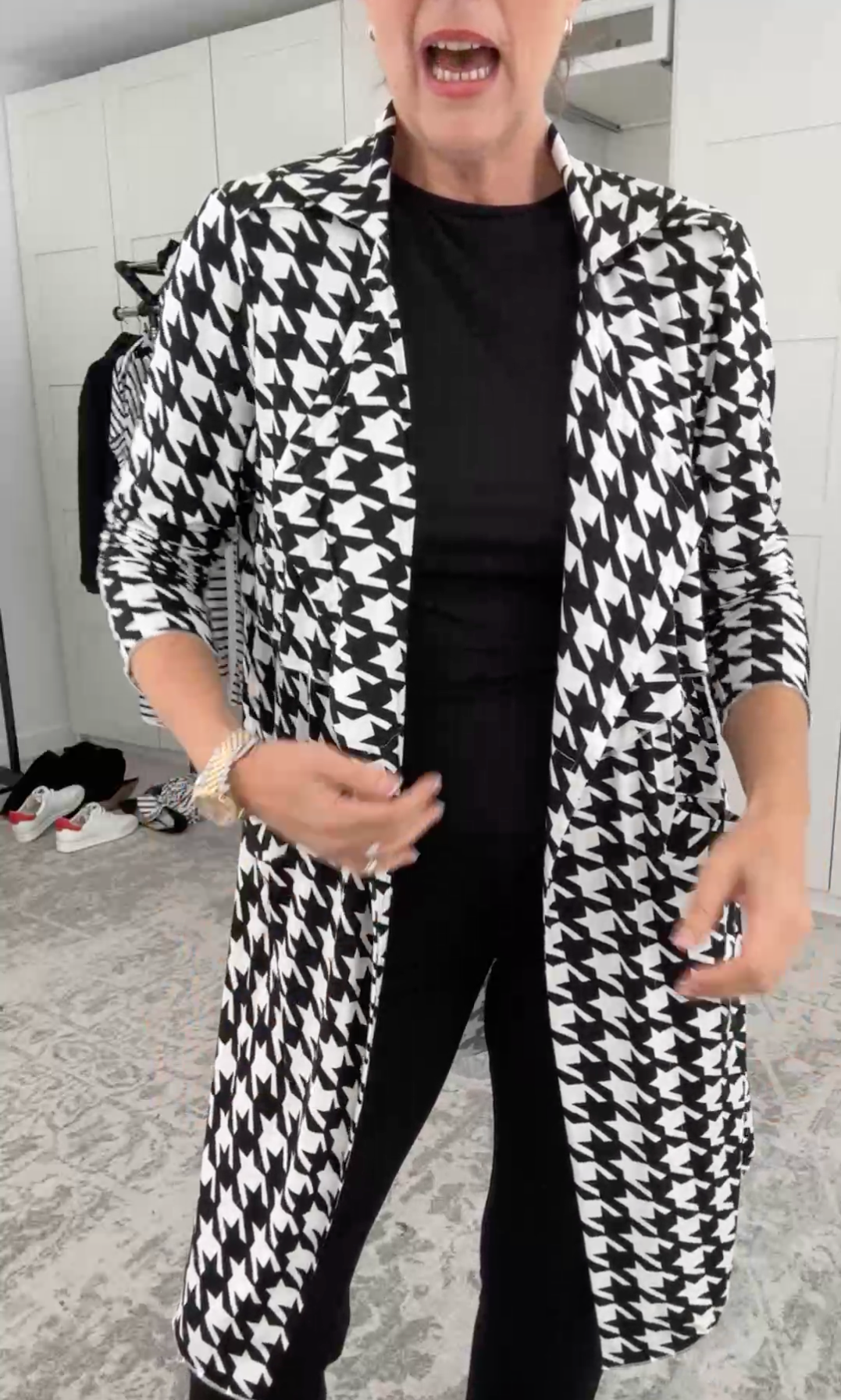 Nat Angel @letmetrybeforeyoubuy wearing Lou Lou Australia t-shirt