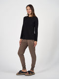 Jones Long Sleeve Fitted Bamboo Top