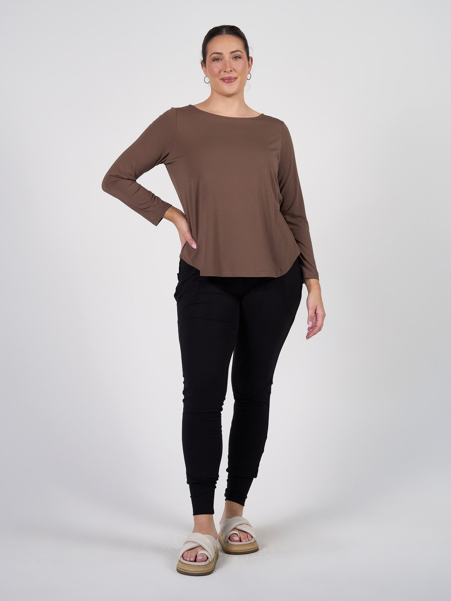 Adele Long Sleeve Bamboo Top
