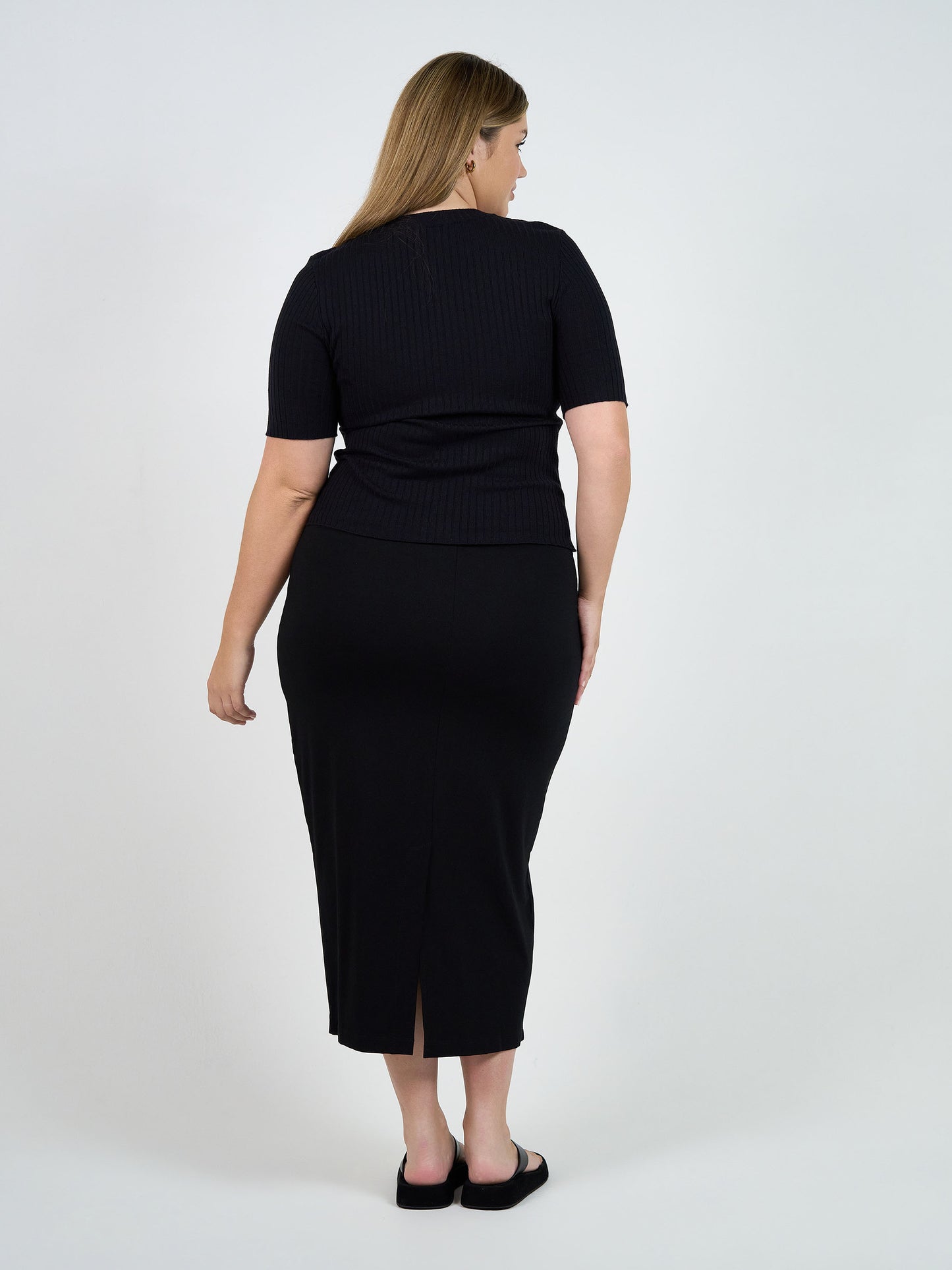 Olivia Short Sleeve Bamboo Knit T-Shirt