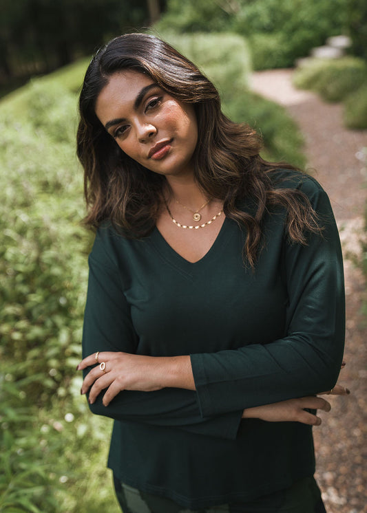 Braxton Bamboo Long Sleeve Top