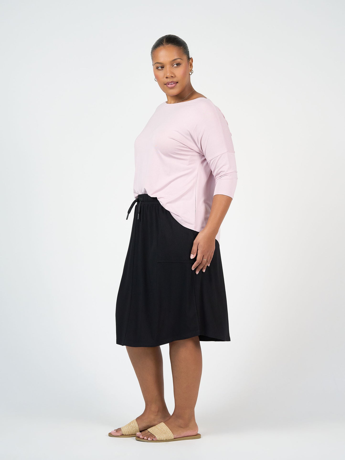 Lee Bamboo Skirt - Black