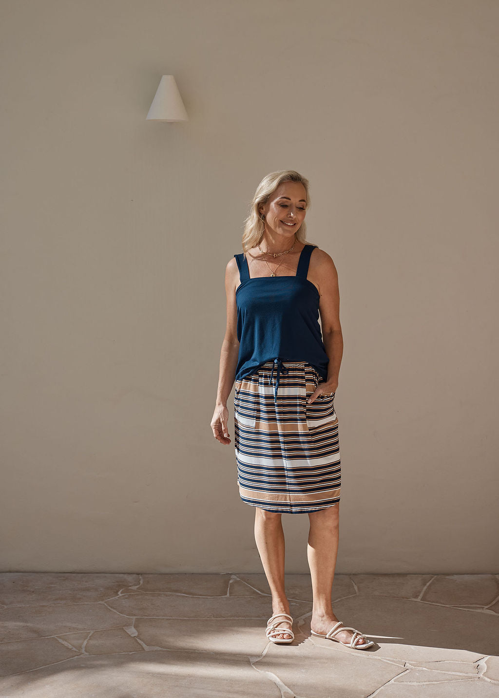 Charli Bamboo Cami - Navy