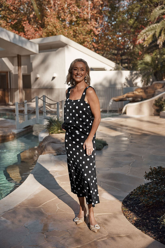Charli Bamboo Cami - Polka Dot