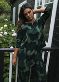 Susie Oversized Asymmetrical Bamboo Top - Camouflage