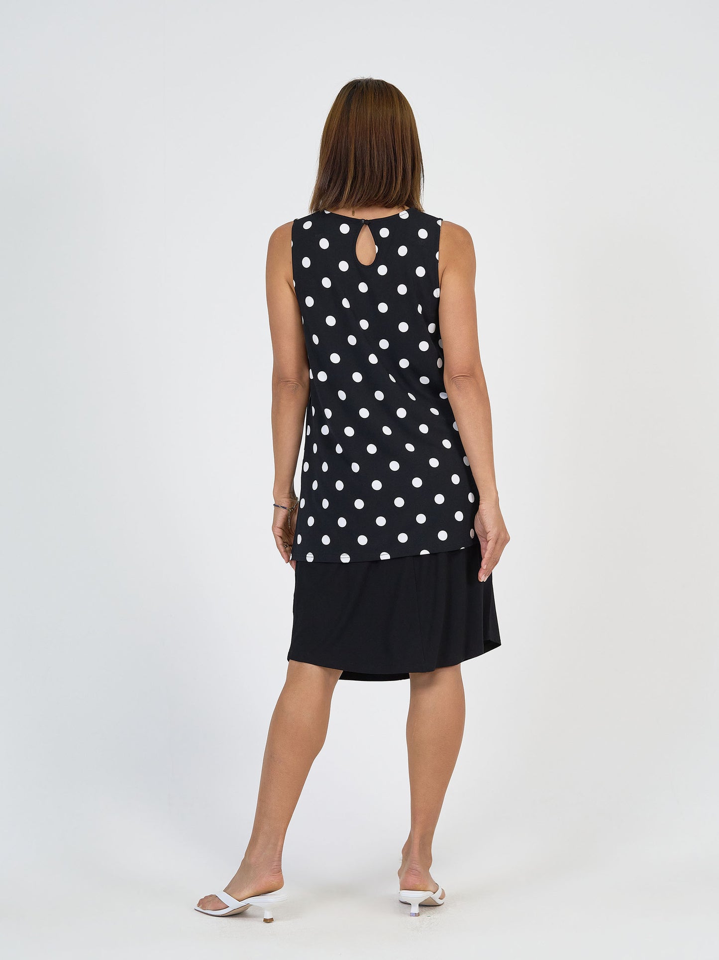 Fantasia Bamboo Tunic Top - Polka Dot