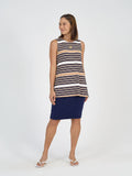 Fantasia Bamboo Tunic Top - Stripe