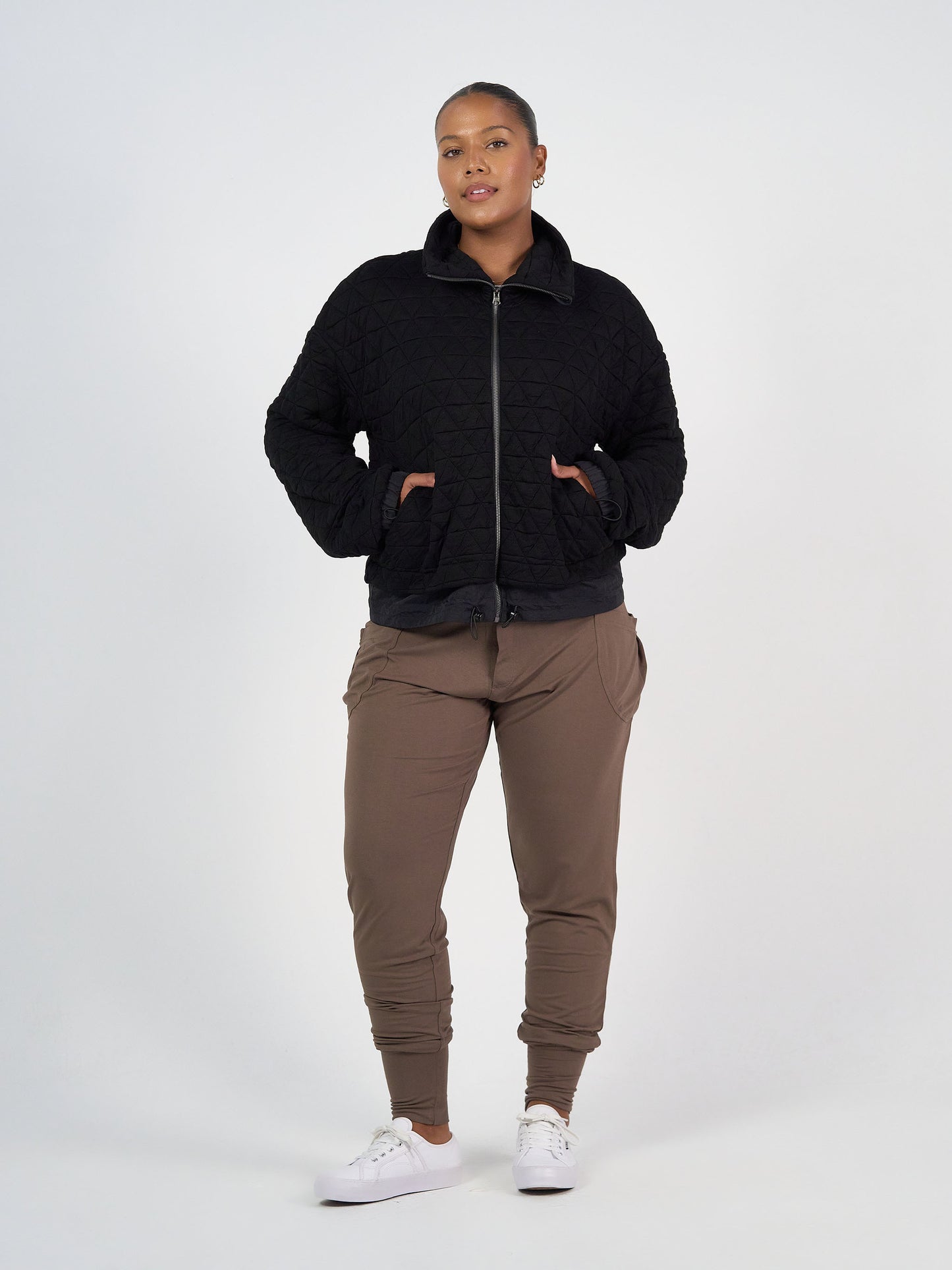 Gaga Bamboo Cuffed Sweat Pant - Chocolate