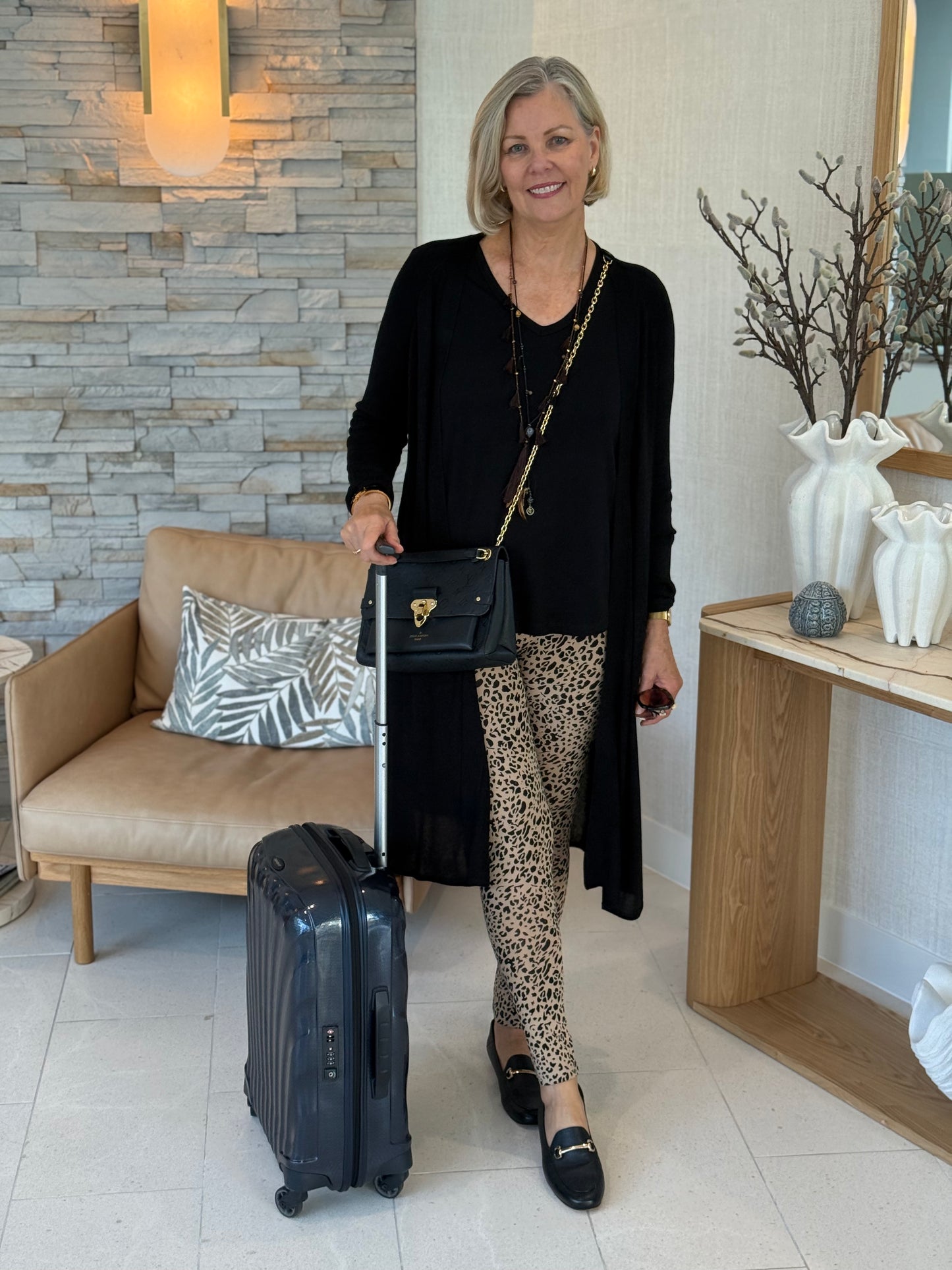 Linda Gowdie styled in Lou Lou Australia bamboo leggings  — Styled with Linda edit