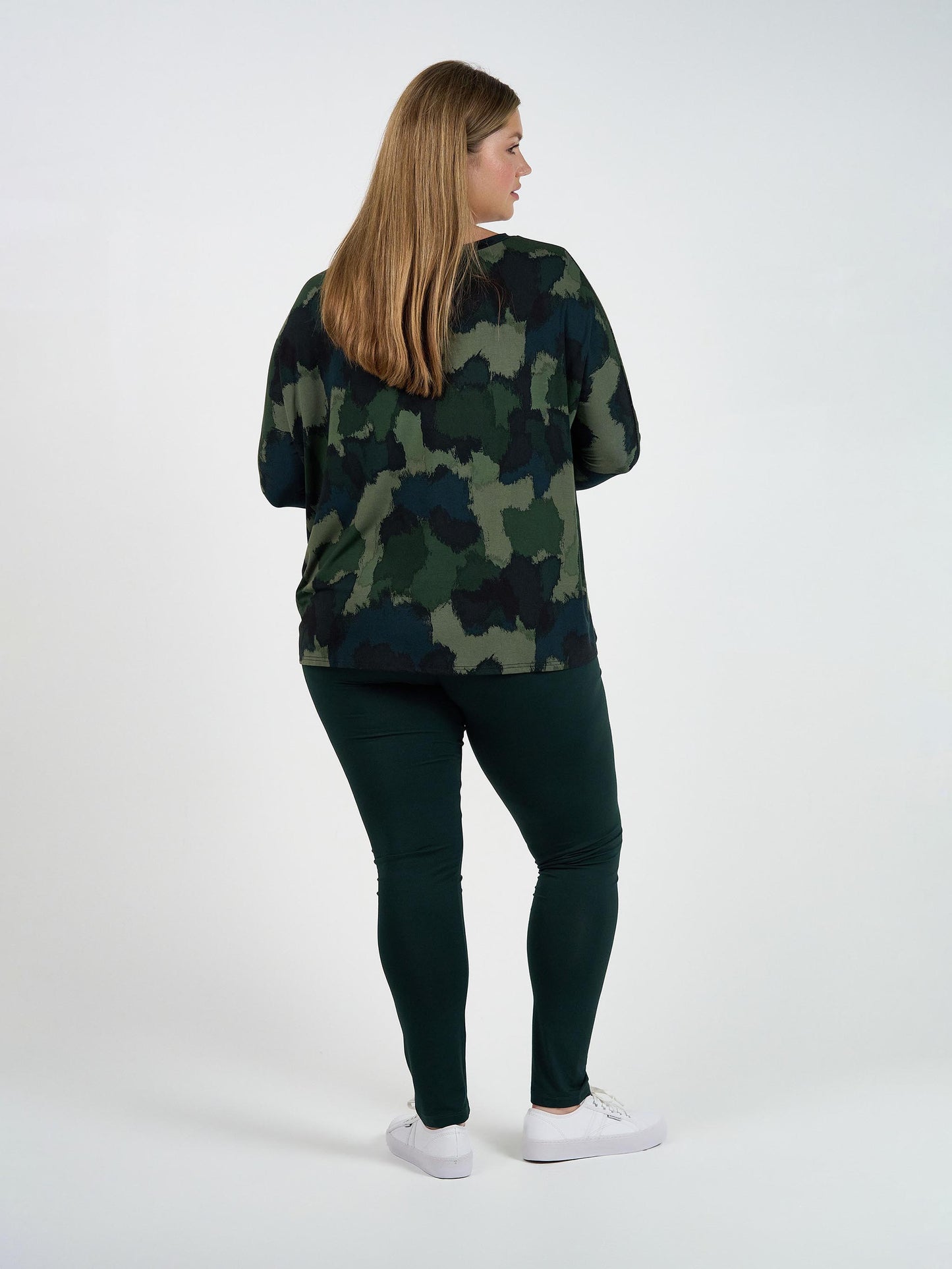 Luxe Bamboo Full-Length Legging - Dark Green