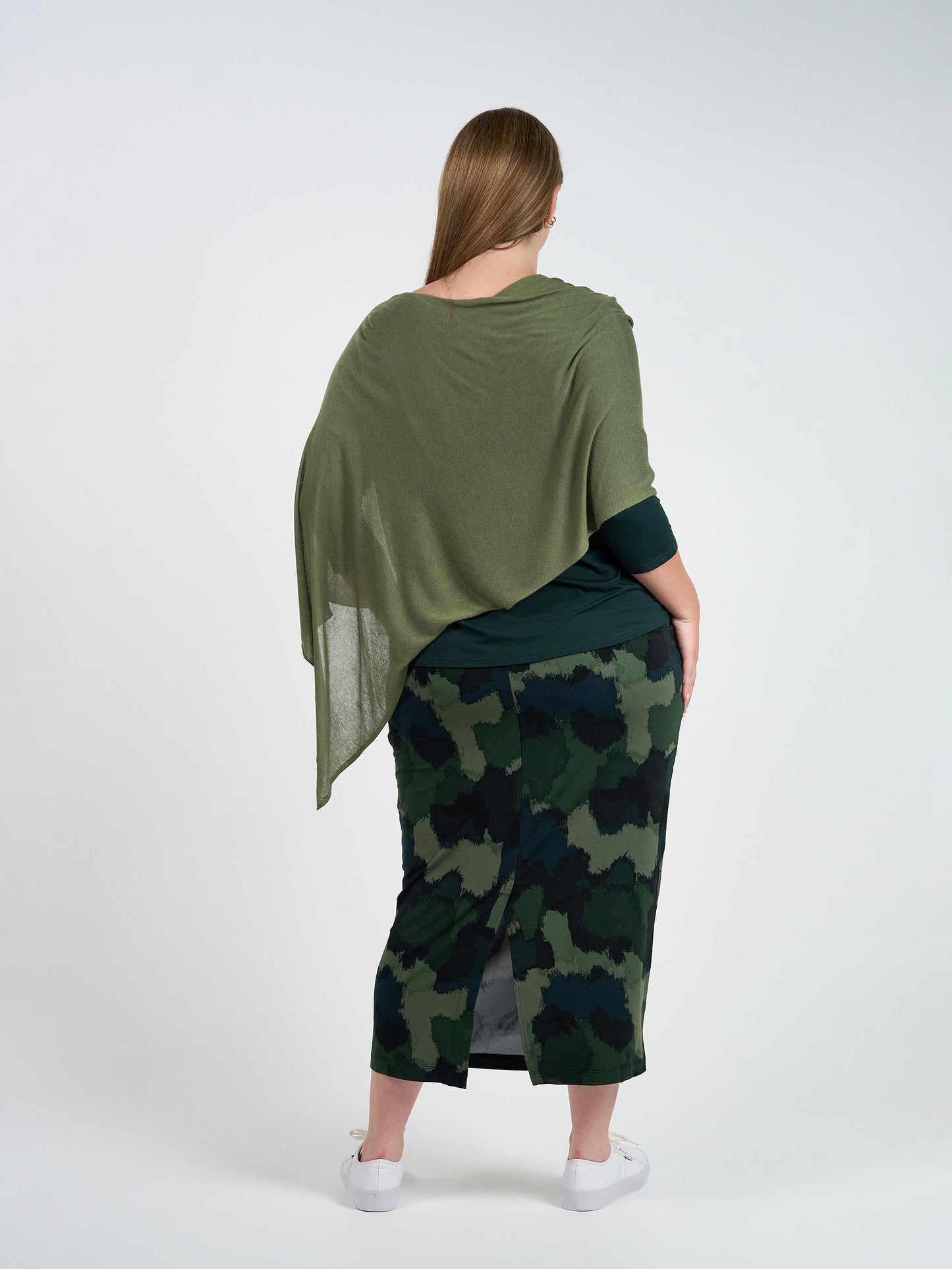 Maxi Bamboo Whitney Tube Skirt - Camouflage