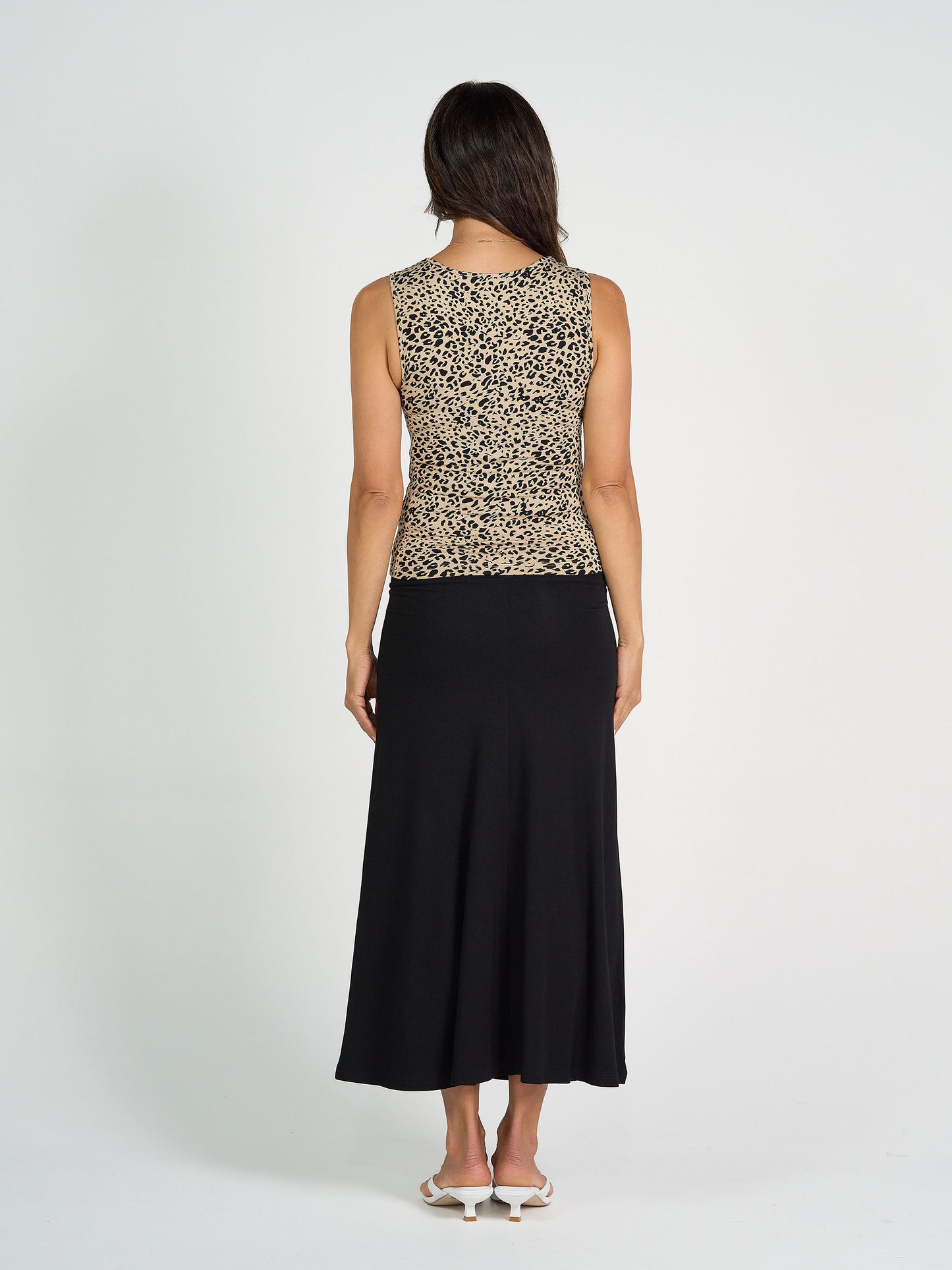 Jackson Bamboo Maxi Skirt - Black