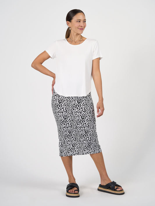 Janis Short Sleeve Bamboo T-Shirt - White