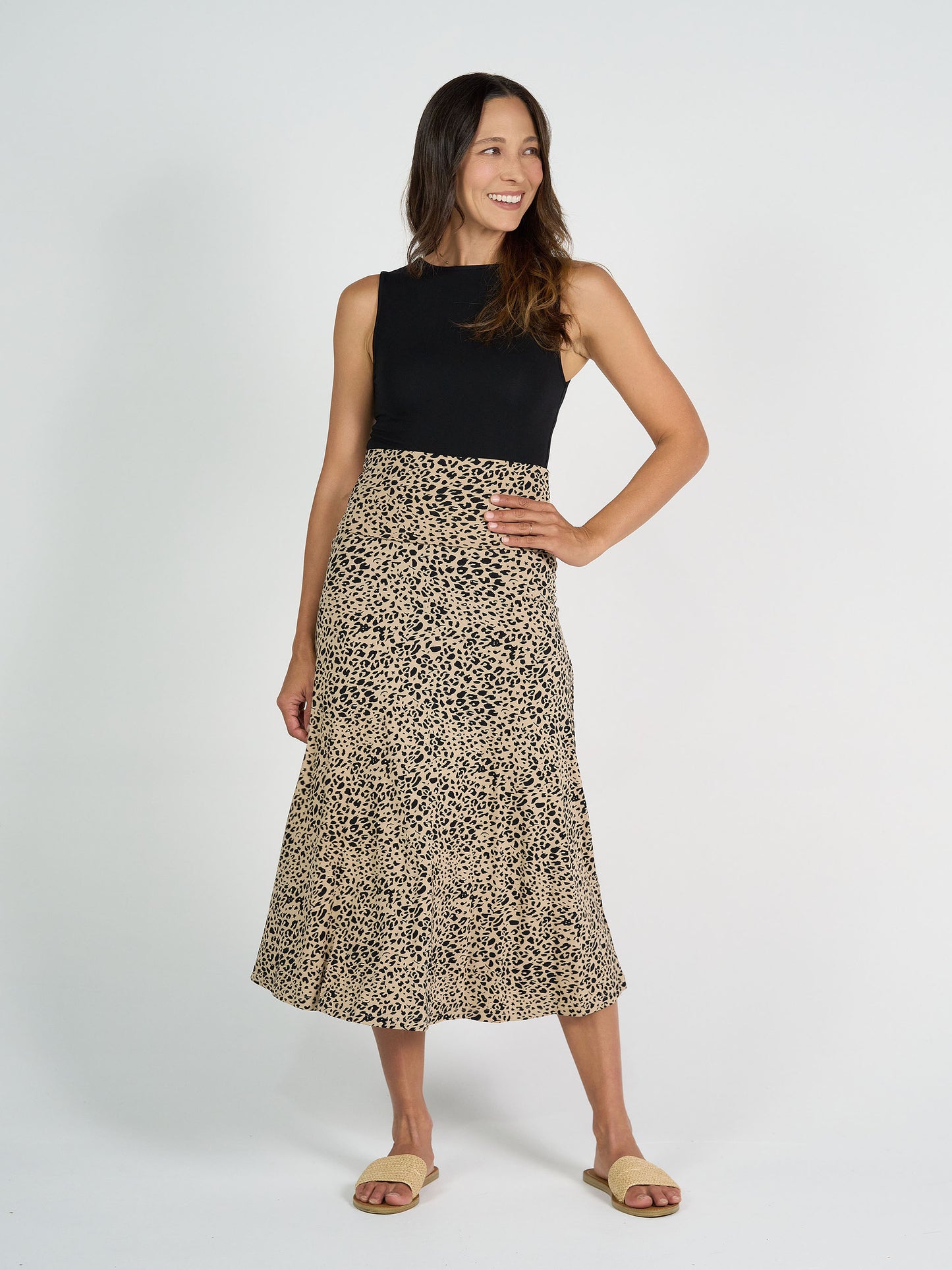 Kate Bamboo Tank - Black