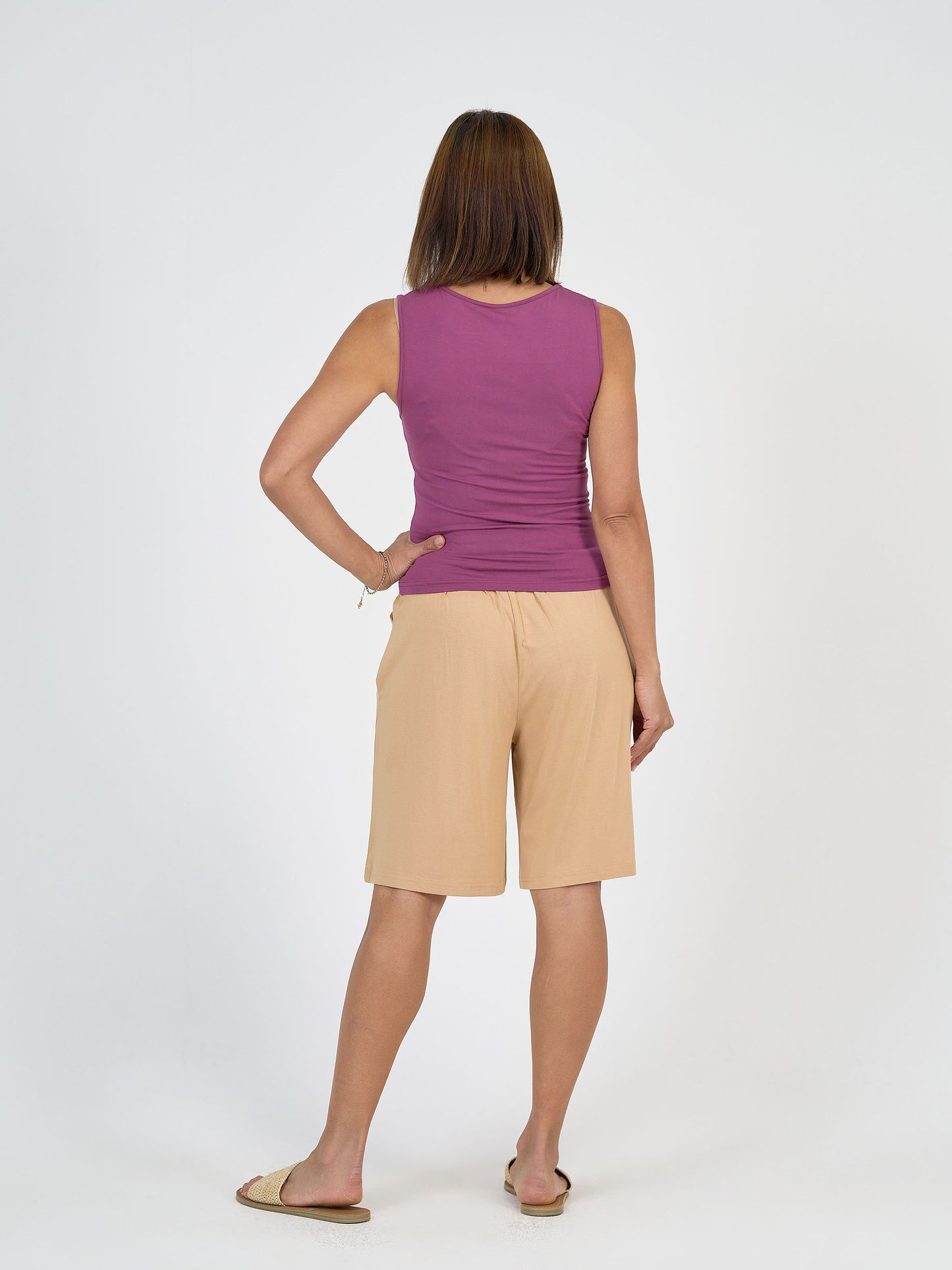 Kate Bamboo Tank - Plum