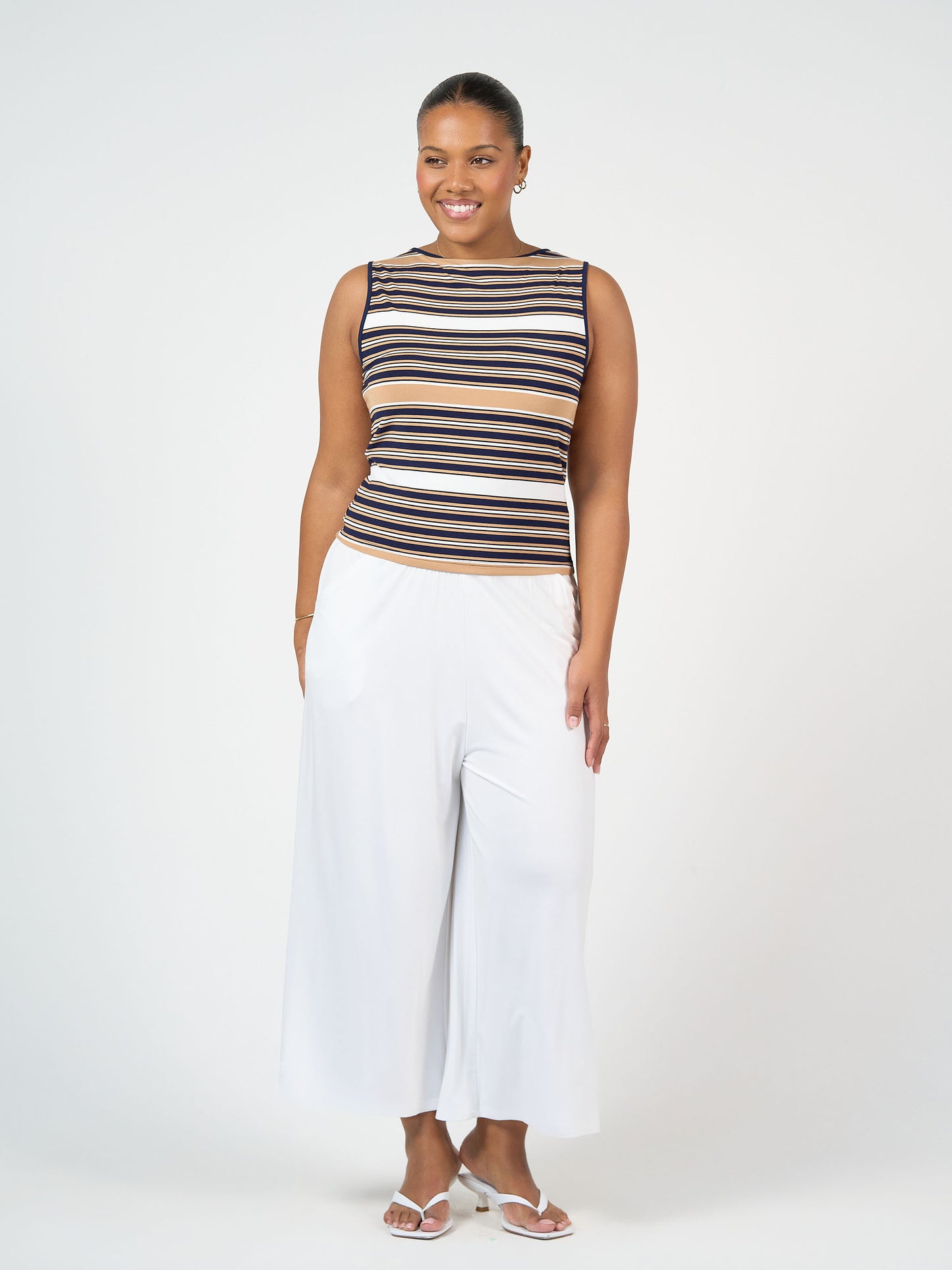 Kate Bamboo Tank - Stripe