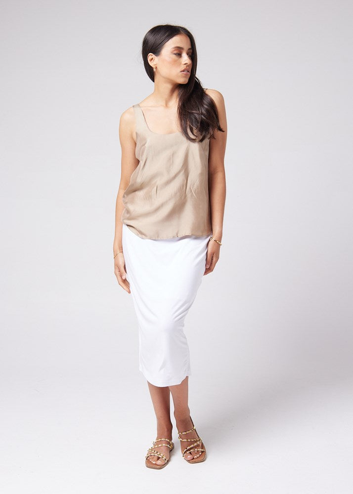 Cara Bamboo Tube Skirt - Pink