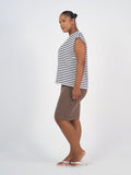 Midi Bamboo Whitney Tube Skirt - Chocolate