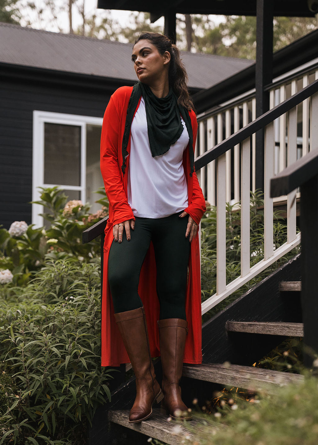 Bamboo Longline Pocket Cardigan