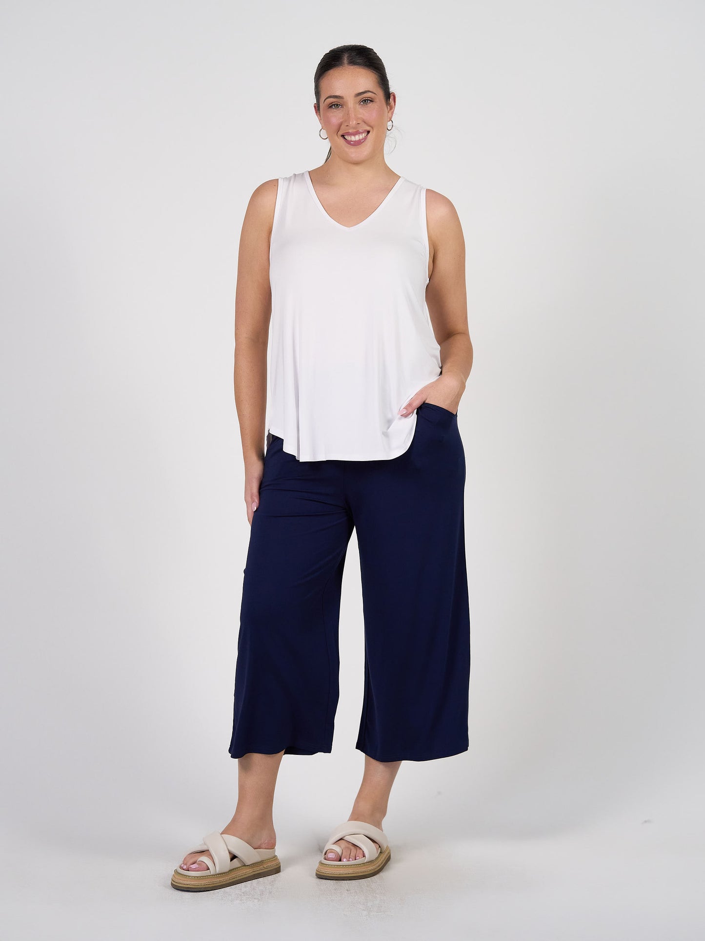 Ciara 7/8 Length Bamboo Culotte Pant