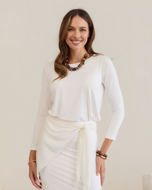 Adele Long Sleeve Bamboo Top