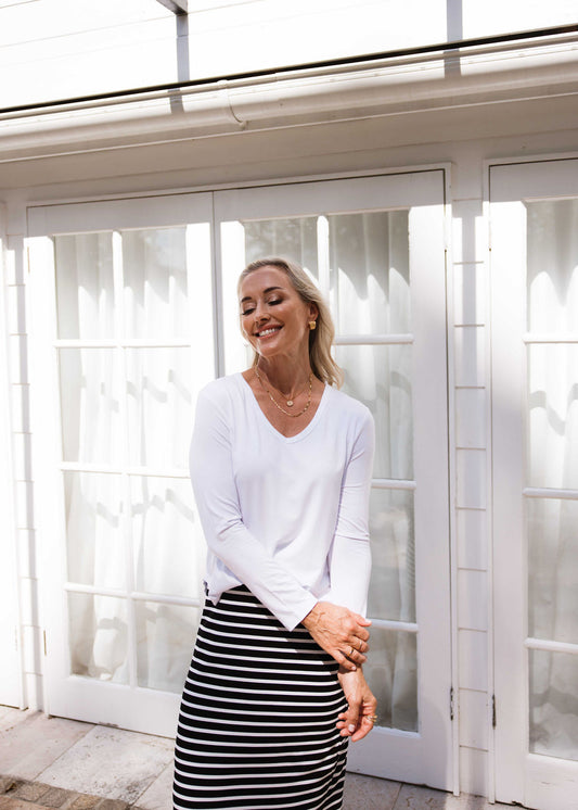 The V-Neck Set