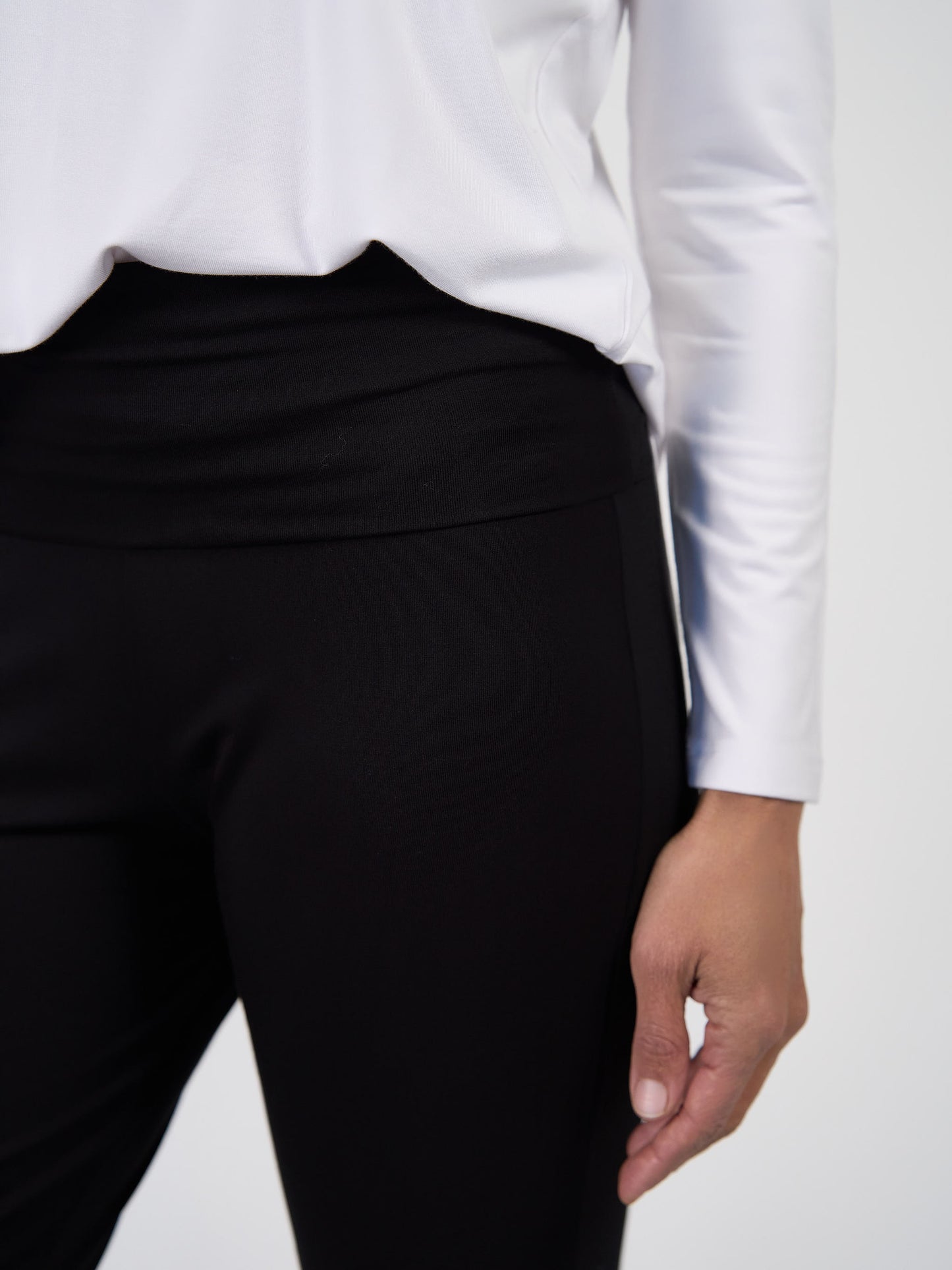 Warwick Bamboo Fold Down Pant - Black