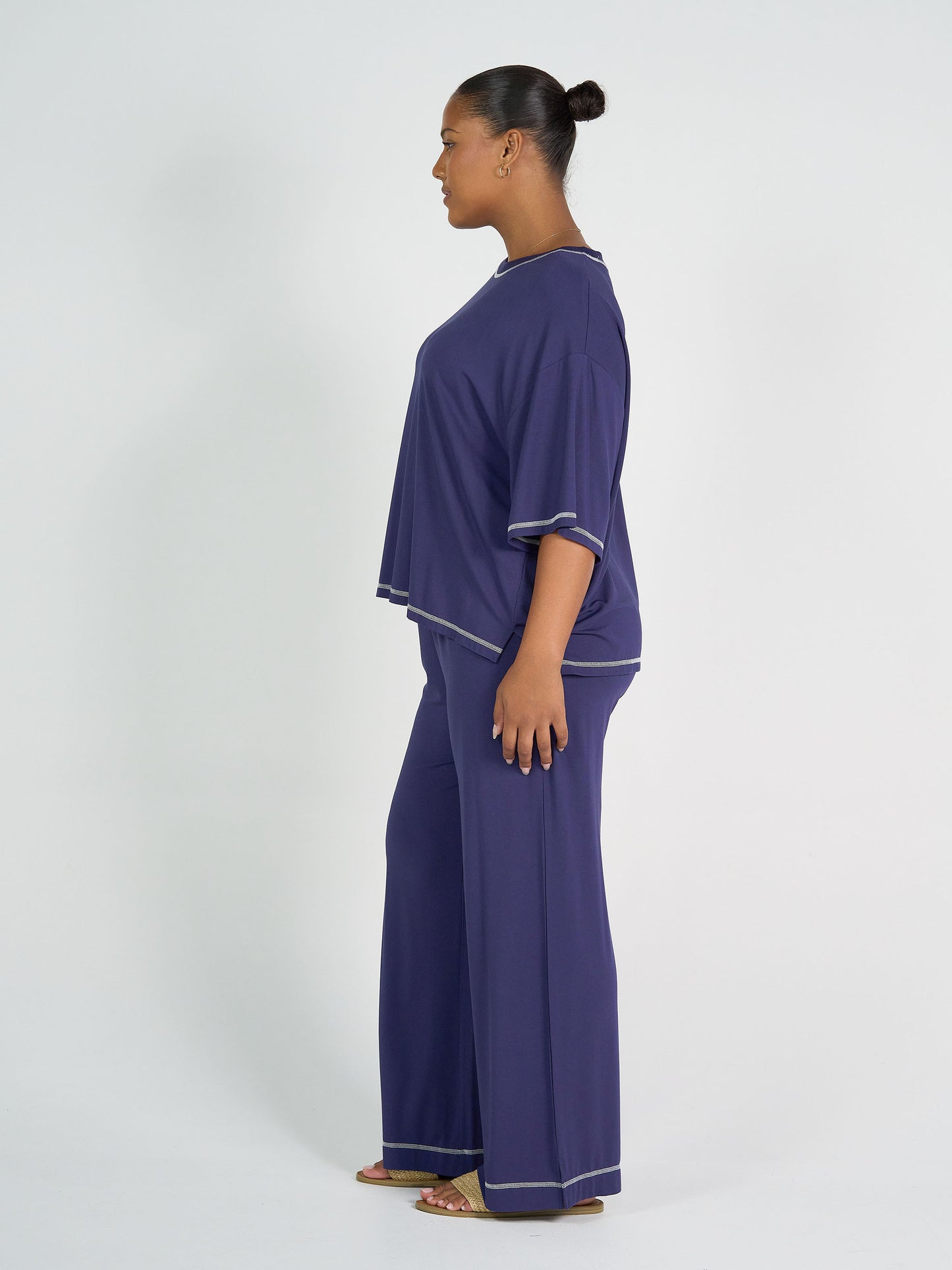 Carey Bamboo Culotte - Blue