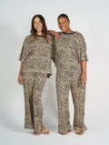 Spears Bamboo T-Shirt - Brown Leopard