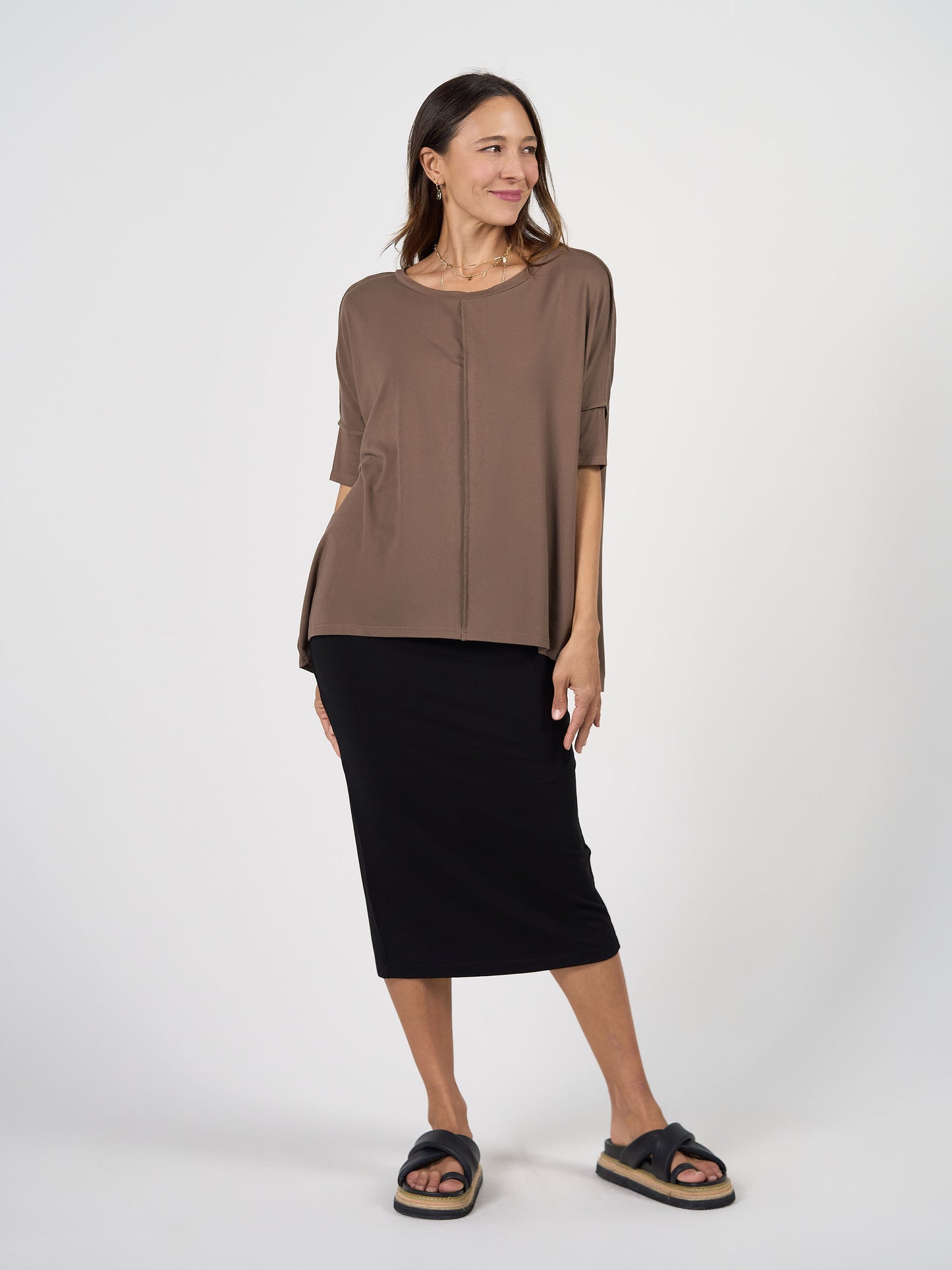 Maxi Bamboo Whitney Tube Skirt - Black