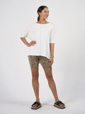 James Anti-Chafe Bamboo Bike Shorts - Brown Leopard