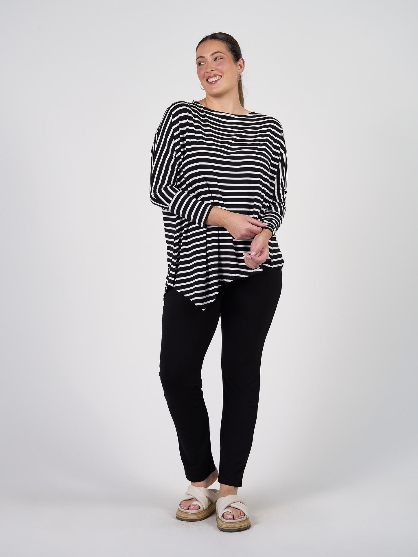 Warwick Bamboo Fold Down Pant - Black